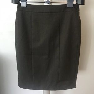 Ann Taylor Brown Pencil Skirt